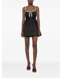 knee length dresses for ladies For Love & Lemons Metallic Tulle Mini Dress