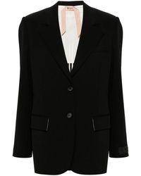 N°21 - Notched-lapels Single-breasted Blazer - Lyst