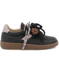 Date - Court 2.0 Suede Pompom Sneakers - Lyst