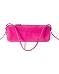 Miu Miu - Suede Mini Bag - Lyst