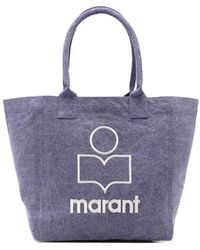 Isabel Marant - Small Yenky Logo-Embroidered Tote Bag - Lyst