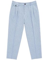 BE ABLE - Pleated Tapered Jeans - Lyst