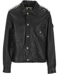 The Erose - Francis Spiked Leather Jacket - Lyst