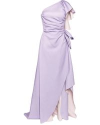 Saiid Kobeisy - Draped Flared Dress - Lyst