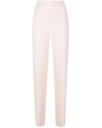 Max Mara - High-Waisted Slim-Fit Trousers - Lyst