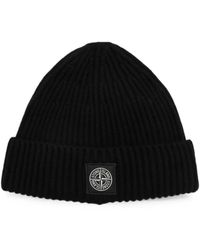 Stone Island - N100002 Beanie Aus Rws-Wolle - Lyst