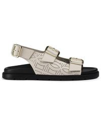 Doucal's - Buckle Leather Sandals - Lyst