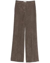Via Masini 80 - Pantalon Droit En Velours Côtelé - Lyst
