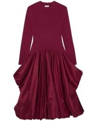 Jonathan Simkhai - Kenlie Long-Sleeve Panelled Dress - Lyst