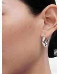 Yoj - Mini Falin Chubby Hoop Earrings - Lyst