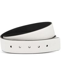 Prada - Reversible Saffiano Leather Belt Strap - Lyst