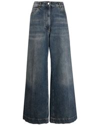 Etro - Vaqueros Con Logo Bordado - Lyst