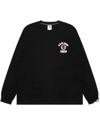 Aape By A Bathing Ape - Aapenow Graphic-Print Long-Sleeve T-Shirt - Lyst