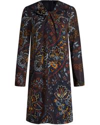 Etro - Vestido estilo túnica con estampado de cachemira - Lyst