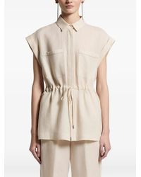 Peserico - Drawstring-Waist Shirt - Lyst