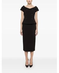 Nissa - High-Waisted Pencil Skirt - Lyst