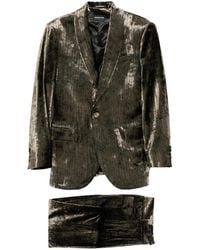 Emporio Armani - Velvet-Texture Suit (Set Of Three) - Lyst