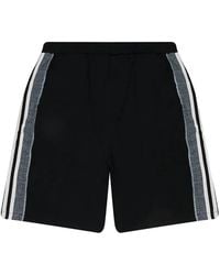 JUNGLES JUNGLES - Knit-Panel Shorts - Lyst