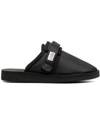 Suicoke - Logo Patch Slippers - Lyst
