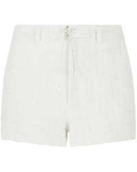 Gcds - Sequin-embellished Tweed Shorts - Lyst