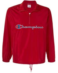 supreme track half zip