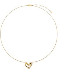 Monica Vinader - Heart-Pendant Necklace - Lyst