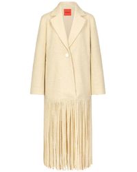 Simon Miller - Vero Fringe-Trim Coat - Lyst