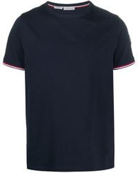 Moncler - Stretch-Cotton T-Shirt - Lyst