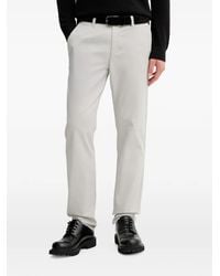 Marc O' Polo - Logo-Embroidered Chino Trousers - Lyst