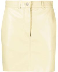 Nanushka - Miray Faux-Leather Mini Skirt - Lyst