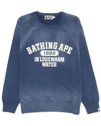 A Bathing Ape - Sweatshirt Im Used-Look - Lyst