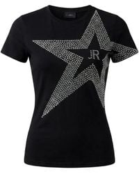 John Richmond - Rhinestone-Embellished Short-Sleeve T-Shirt - Lyst