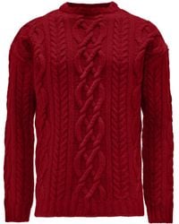 JW Anderson - Cable-Knit Crew-Neck Jumper - Lyst