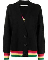 Palm Angels - Miami Logo V-Neck Cardigan - Lyst