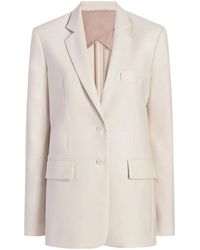 Another Tomorrow - Blazer Oversize Con Botones - Lyst