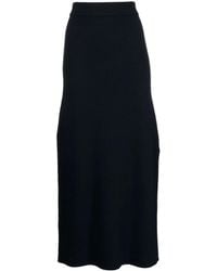 Altuzarra - High-Waisted Knitted Midi Skirt - Lyst