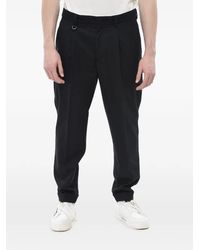 Paolo Pecora - Pleated-Design Belt-Loop Trousers - Lyst