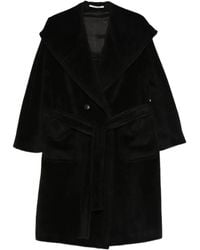 Tagliatore - Hooded Belted Coat - Lyst