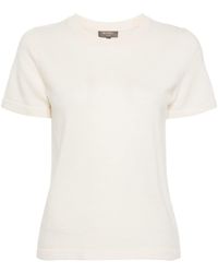 N.Peal Cashmere - Crew-neck Cashmere T-shirt - Lyst