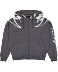 Y-3 - Chito Graphic French Terry Zipper Hoodie - Lyst
