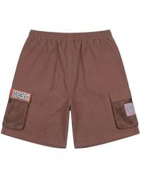 PAS DE MER - Caterpillar Mesh-Pocket Cotton Cargo Shorts - Lyst