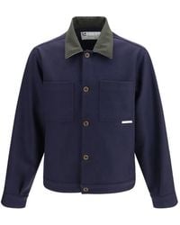 GR10K - Button-Up Shirt Jacket - Lyst