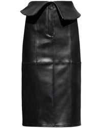 McQueen - Leather Skirt - Lyst