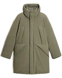 Woolrich - Matt Stretch Teton Hooded Jacket - Lyst