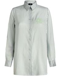 Etro - 100% Silk Long Sleeve Shirt - Lyst