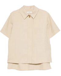 JOSEPH - Volu Blouse Met Korte Mouwen - Lyst