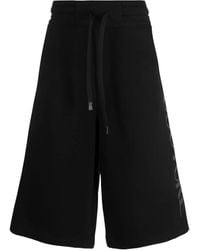 Versace Jeans Couture - Shorts Mit Logo-Print - Lyst