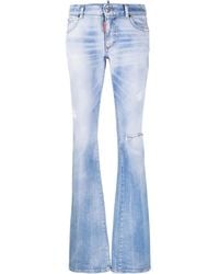 DSquared² - Distressed Flared Jeans - Lyst