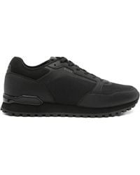 BOSS - Panelled Lace-Up Sneakers - Lyst