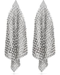 Rabanne - Pendientes con detalles de cristales - Lyst